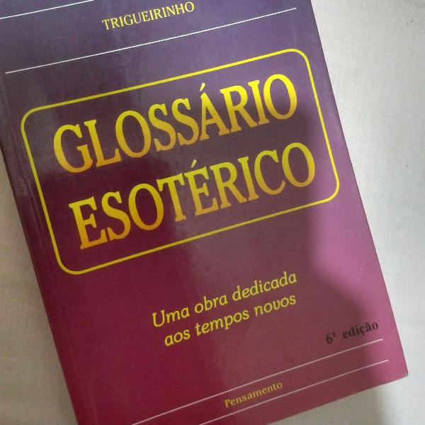 livro glossário esotérico trigueirinho