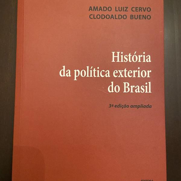 livro - historia da politica exterior do brasil