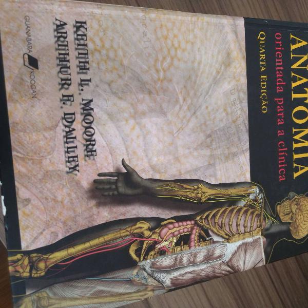 livro medicina anatomia moore