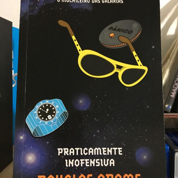 livro praticamente inofensiva - douglas adams - guia do