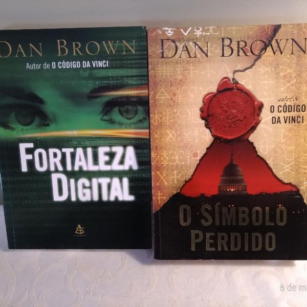 livros fortaleza digital e o simbolo perdido de dan brown