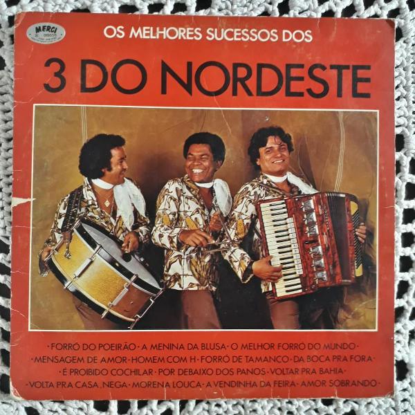 lp vinil os 3 do nordeste os maiores sucessos