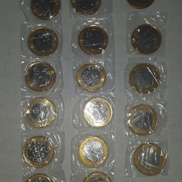 moedas de 1 real das olimpíadas entre outras