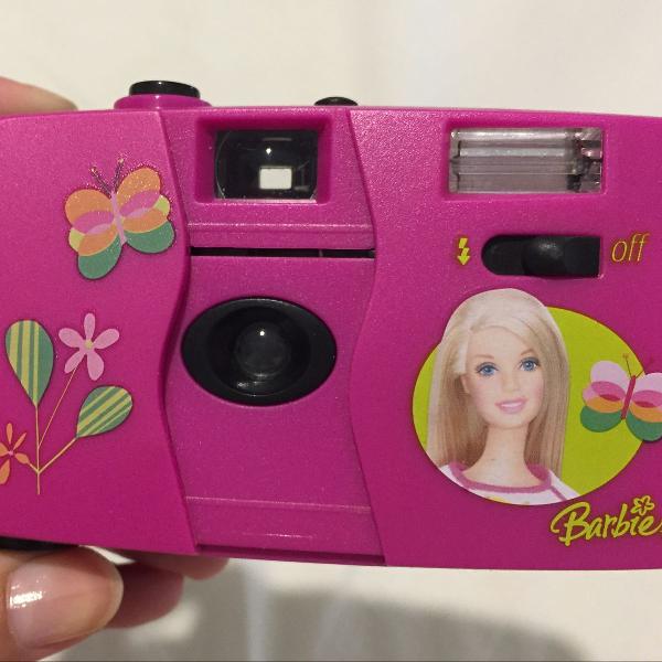 máquina fotográfica da barbie