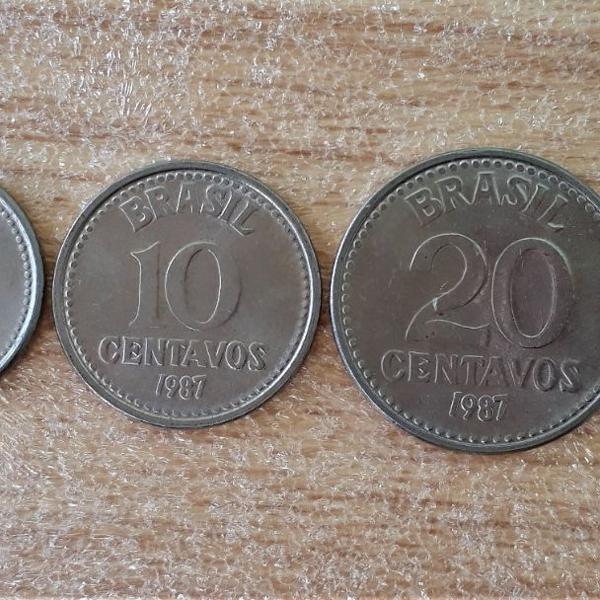 série cruzeiros republica 5 moedas sob