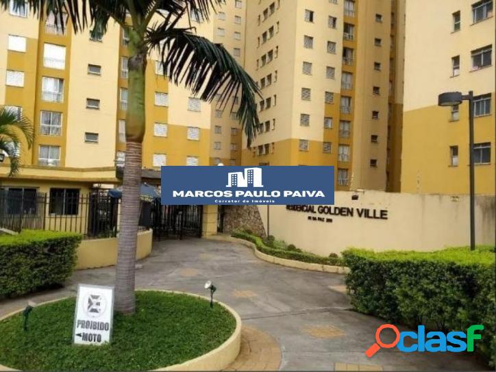 Apartamento em Guarulhos no Golden Ville com 53 m² 2 dorms