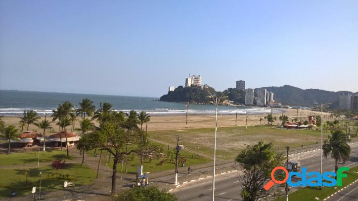 Apartamento kitnet frente a Praia