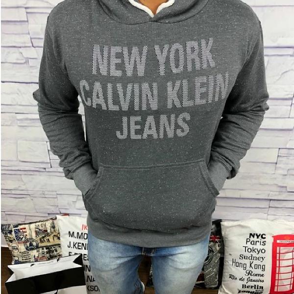 Blusa de Frio Calvin Kein - Cinza