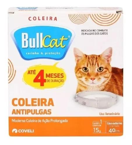 Bullcat Coleira Antipulgas Para Gatos - 1 Un