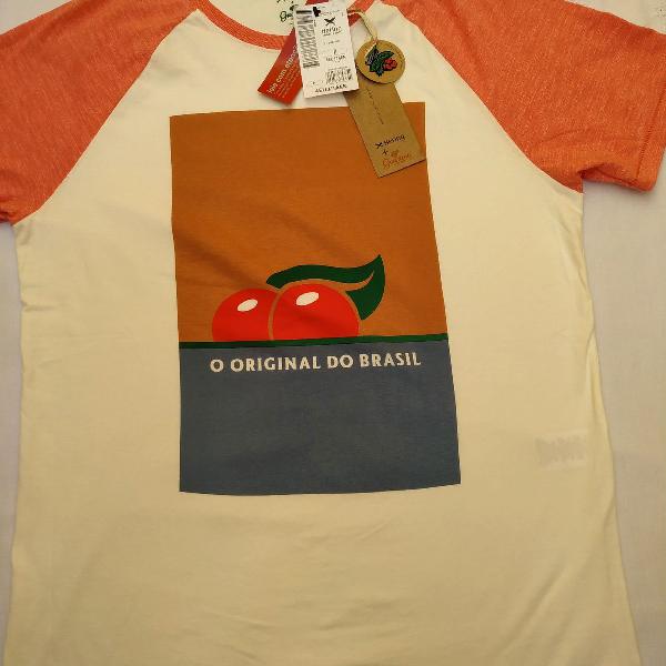 Camiseta Em Malha De Algodão Hering + Guaraná Antarctica.