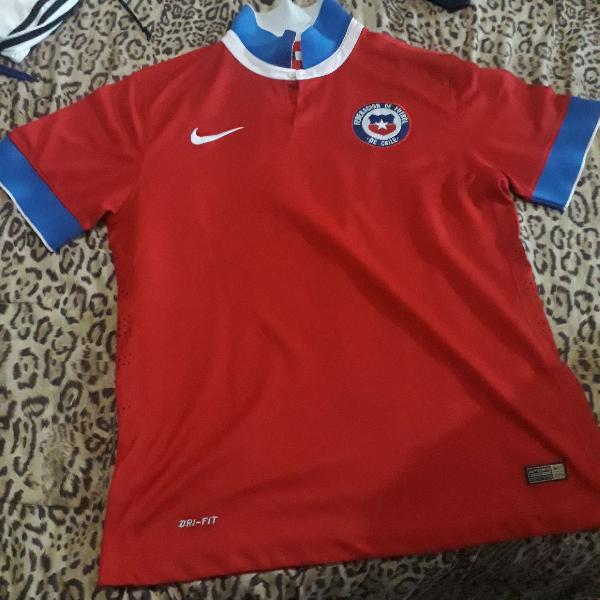 Camiseta Seleção de Chile, tamanho G temporada 2015