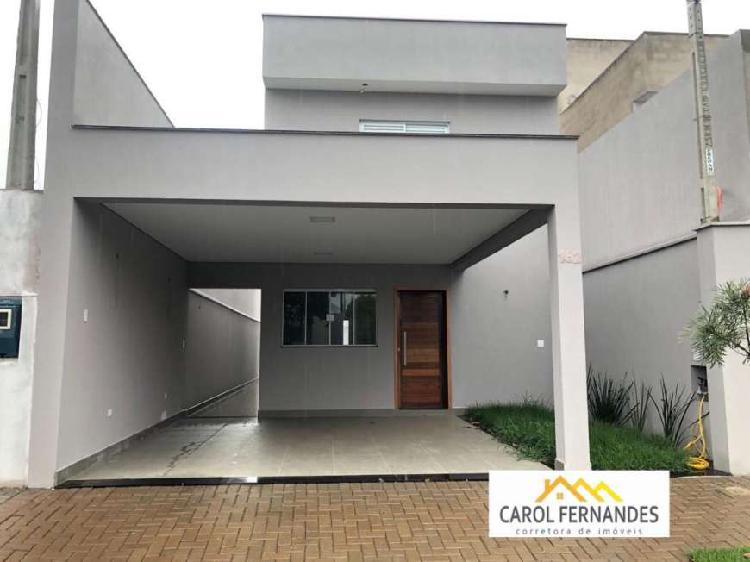 Casa no Condomínio Santa Tereza D’Avila, 3 suítes, 2