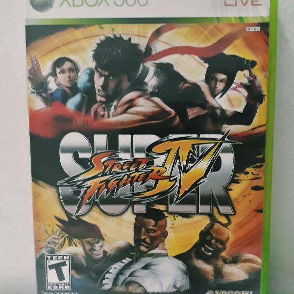 Jogo Super Street Fighters IV Xbox 360