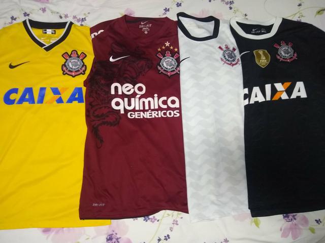 Pack 4 camisas do Corinthians