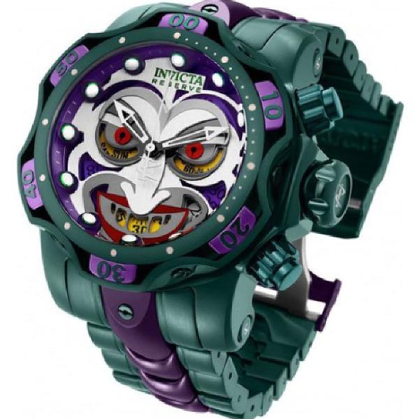 Relógio Invicta Coringa Joker DC COMICS Todo Aço