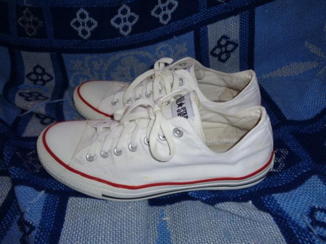 Tênis Converse All Star Branco cano baixo número #42