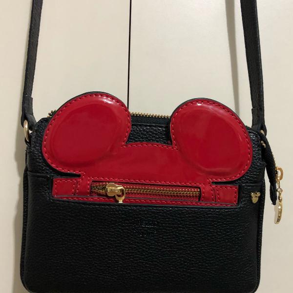 bolsa mickey couro nova