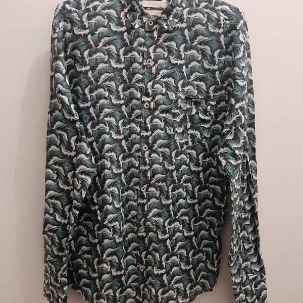 camisa estampada foxton