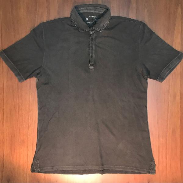 camisa polo cinza grafite siberian