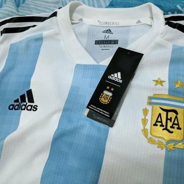 camisa seleção argentina copa 2018 m oficial