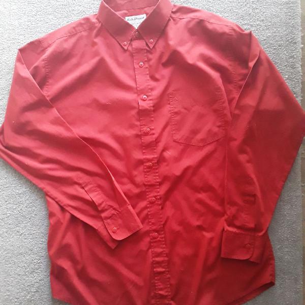 camisa vermelha masculina