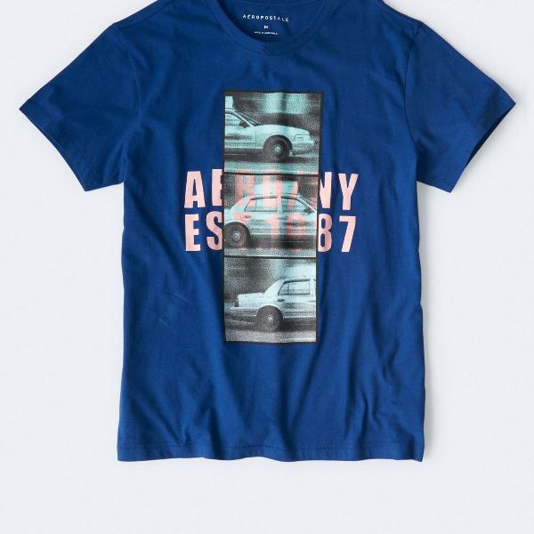 camiseta aéropostale masculina azul importada eua original