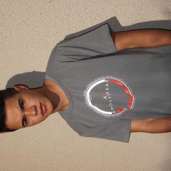 camiseta masculina appolys circle