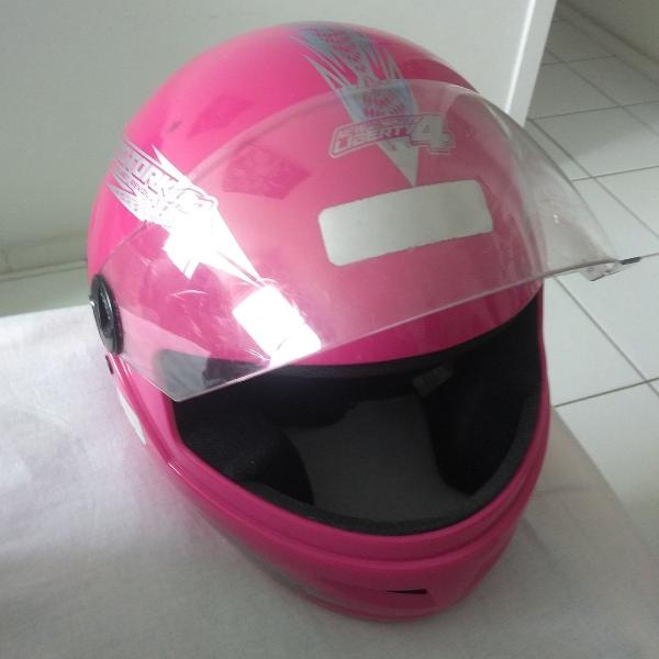 capacete rosa liberty4