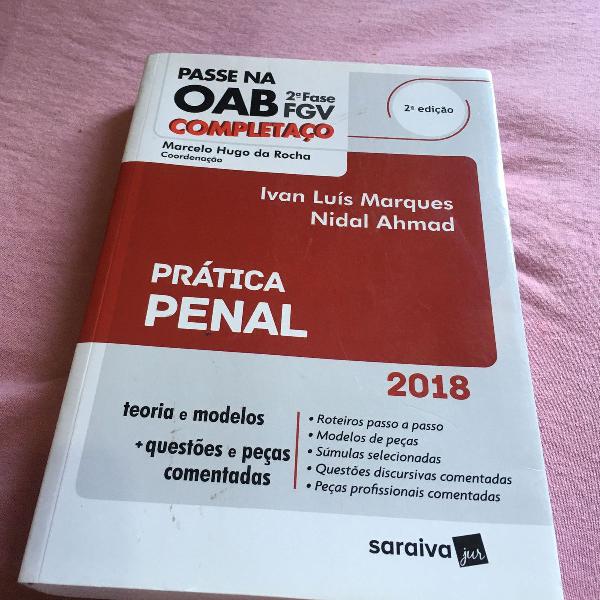 livro prática penal oab 2018