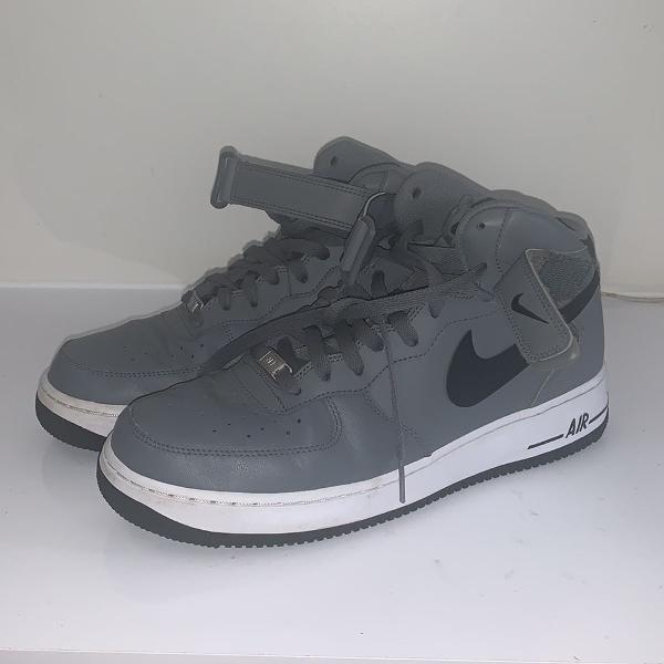 nike air force grey cano alto