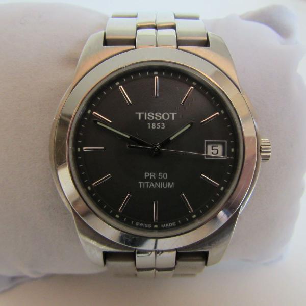 relógio tissot titanium pr50