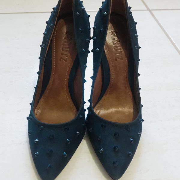 scarpin schtuz azul marinho spikes