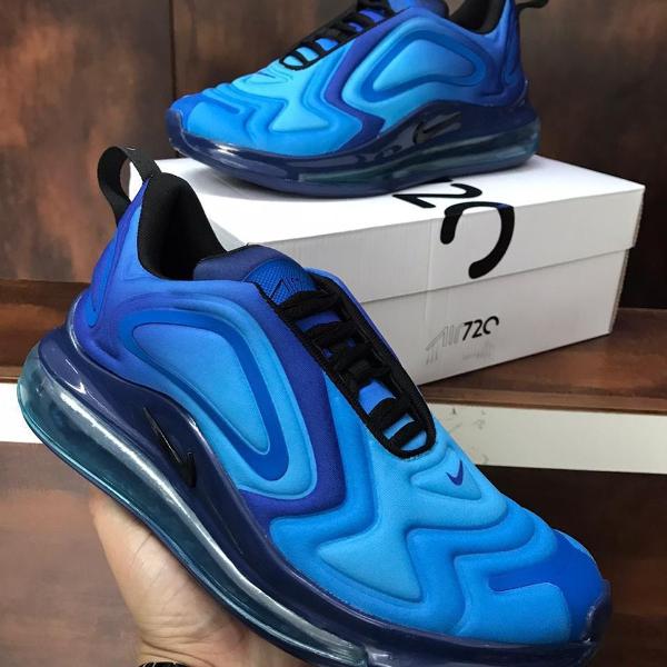 tênis masculino nike air max 720 azul 38 ao 43