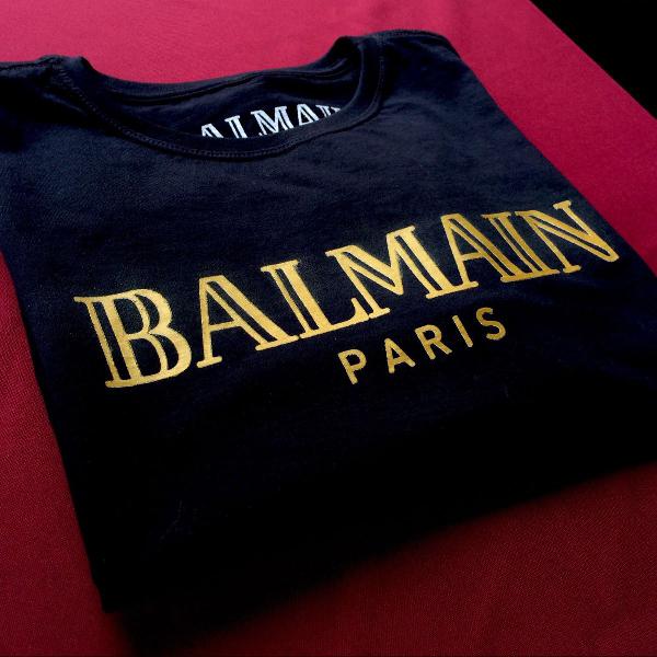 tshirt balmain gold - g