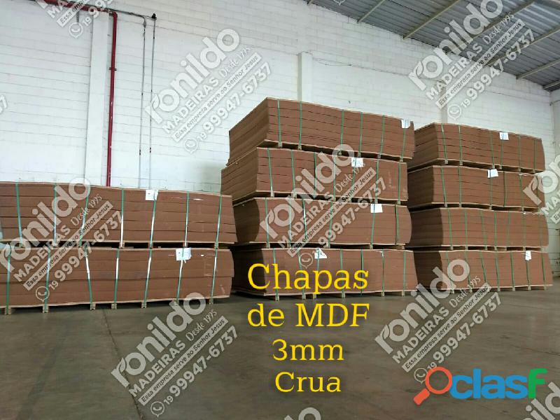 Chapas de HDF, MDF de 3mm