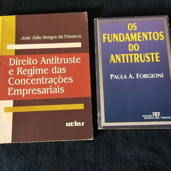 2 livros direito antitruste e regime..., os fundamentos do