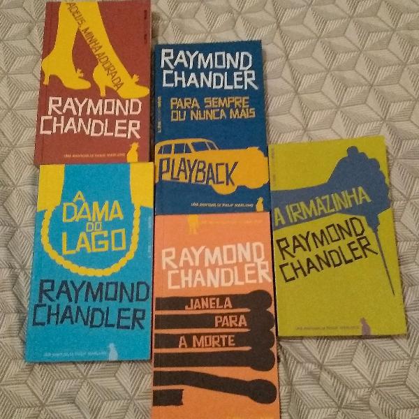 5 livros de bolso de Raymond Chandler