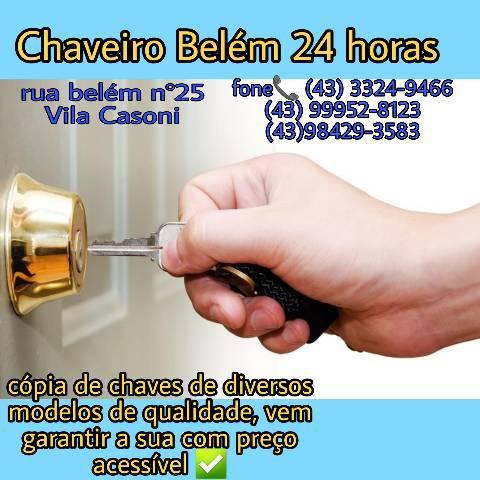 Chaveiro Belém 24 hroras