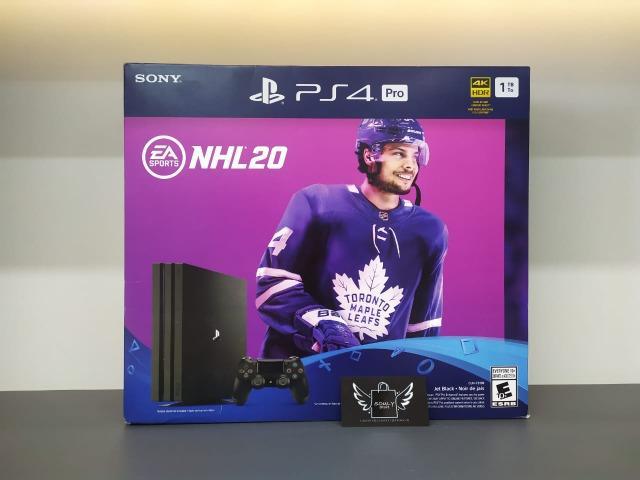 Console PS4 PRO 1tb + Jogo NHL 20 - 1 Ano de Garantia - Loja