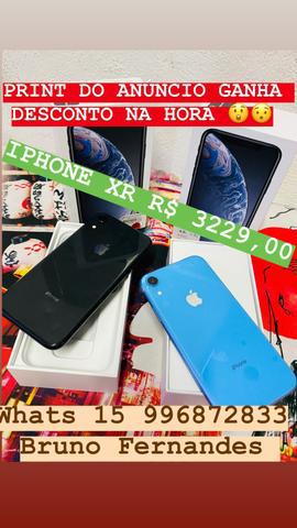 IPhone XR / Sem uso / PRETO / BRANCO