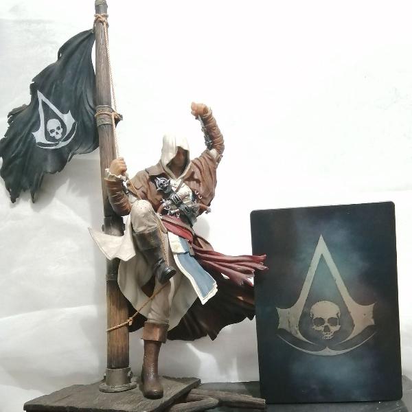 Jogo Assassin's Creed Black flag Xbox 360 + Action Figure