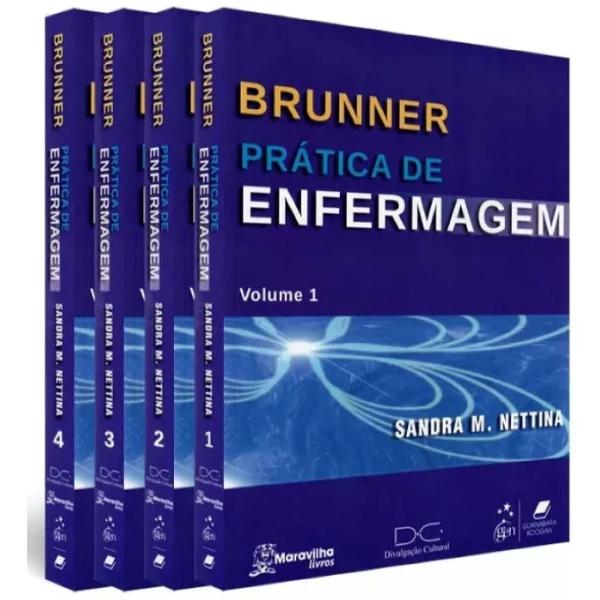 Livro Brunner Prática de enfermagem 4 volumes