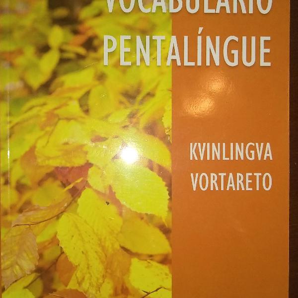 Livro Vocabulário Pentalíngue
