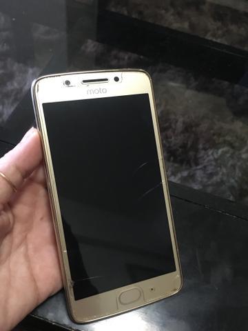 Moto G5 dourado 32Gb