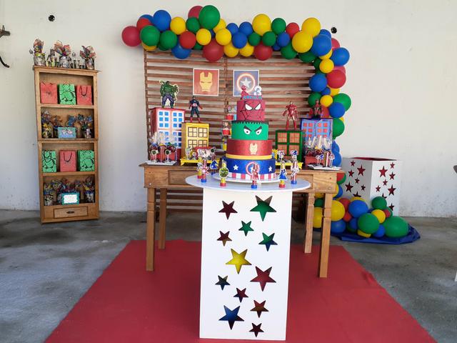 Ornamentação de festas os vingadores