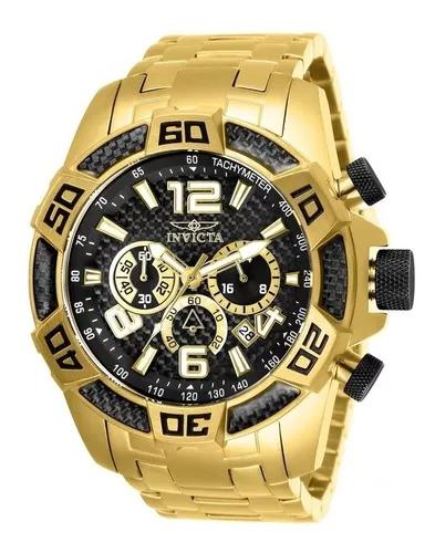 Relógio Invicta Pro Diver 25853 - Ouro 18k C/maleta