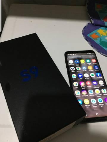 Samsung S9 na caixa
