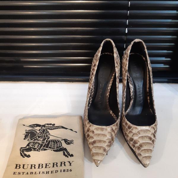 Scarpin Animal Snake, Burberry