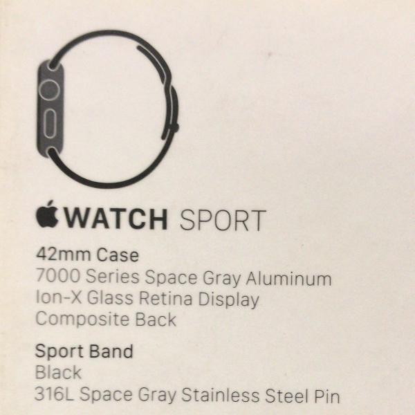apple watch série 1- 42mm
