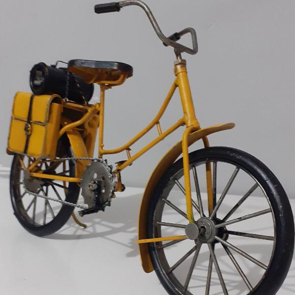 bicicleta retrô vintage miniatura